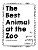 The Best Animal at the Zoo - Opinion Writing Project