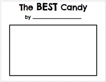 Preview of The Best Candy Opinion Writing