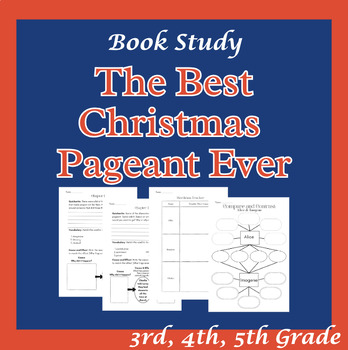 Preview of The Best Christmas Pageant Ever Book Study Companion - Key Included
