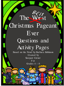 Preview of Best Christmas Pageant Ever Unit