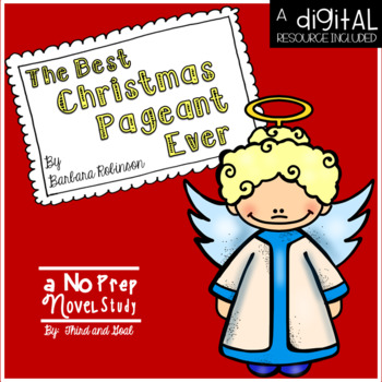 Preview of The Best Christmas Pageant Ever Novel Unit and DIGITAL Resource