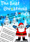 The Best Christmas Songs music notes, music sheets