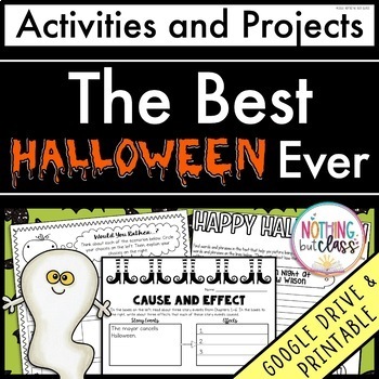 Preview of The Best Halloween Ever | Activities and Projects | Worksheets and Digital