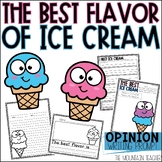 The Best Ice Cream Flavor Opinion Writing Prompt with Grap