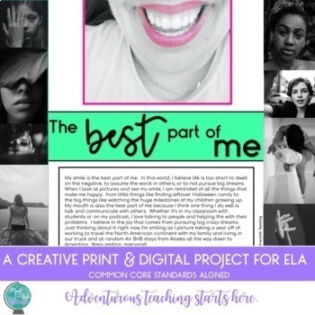 Preview of The Best Part of Me {A Creative Distance Learning Project}