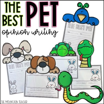 Preview of The Best Pet Craft | Back to School Opinion Writing Prompt for September