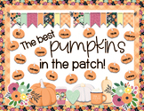 The Best Pumpkins In The Patch- Bulletin Board Decor Kit