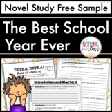 The Best School Year Ever Novel Study FREE Sample | Worksh