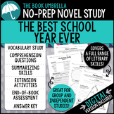 The Best School Year Ever Novel Study { Print & Digital }