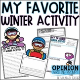 Best Winter Activities - Winter Opinion Writing Craft and 