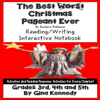 Preview of The Best Christmas Pageant Ever Novel Study; Plus Digital Option
