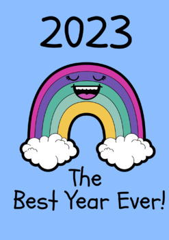 Preview of The Best Year Ever - 2023 Goal Setting, Growth Mindset & Mindfulness Activities