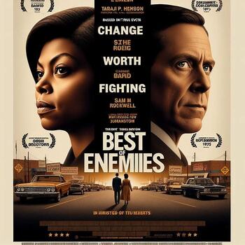 Preview of The Best of Enemies (2019) Movie Viewing Guide: Summary/Vocabulary/Questions