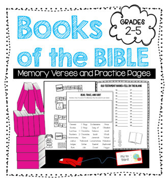 Preview of The Books of the Bible Memory Activities, Games, and Assessments