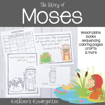 The Bible Story of Moses by Kathleen G's Kindergarten | TpT