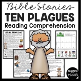 The Bible Story of the Ten Plagues and Moses Reading Compr