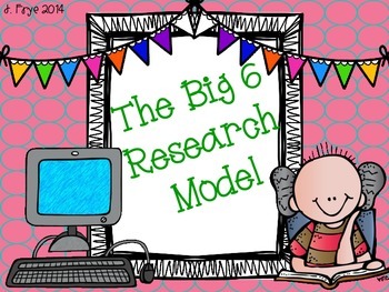 Preview of "The Big 6" Research Model Templates