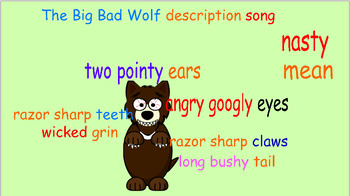 Preview of The Big Bad Wolf description song