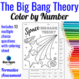 The Big Bang Theory Color by Number | Space Science Activity