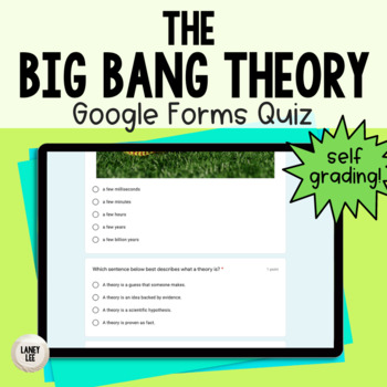 Preview of The Big Bang Theory - Comprehension Quiz 