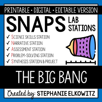Preview of The Big Bang Theory Lab Stations Activity | Printable, Digital & Editable