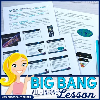 Preview of Big Bang Theory ALL-IN-ONE Lesson | PowerPoint, Notes, Flipbook & More