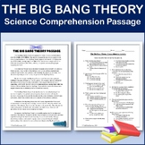 The Big Bang Theory - Science Comprehension Passage & Acti