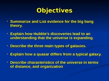 Preview of The Big Bang and Galaxies