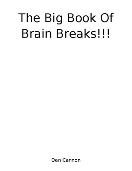 Preview of The Big Book of Brain Breaks