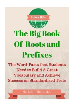 Preview of The Big Book of Roots, Prefixes, Suffixes, and essential vocabulary words