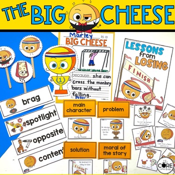 Preview of The Big Cheese Read Aloud - Jory John Reading Comprehension Activities