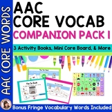 The Big Core Vocabulary Board Companion Pack for AAC activ