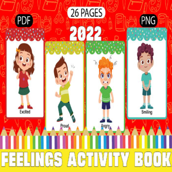 Preview of The Big Feelings Activity Book for Children
