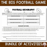 The Big Super Football Bowl Game Bundle of Activities