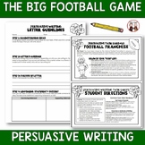 Football Persuasive Writing Activity