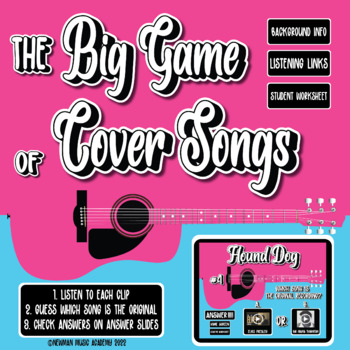 Preview of The Big Game of Cover Songs