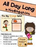 The Big Orange Splot- Kindergarten Book Companion & No pre