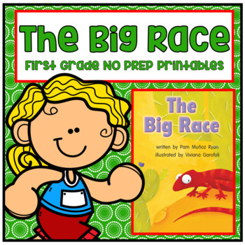 Preview of The Big Race First Grade NO PREP Supplemental Printables