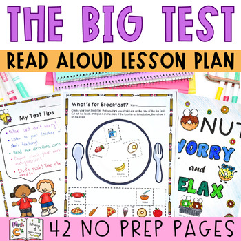 Preview of The Big Test Read Aloud and Activities - NO PREP Julie Danneberg Book Companion