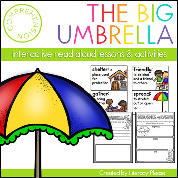 Preview of The Big Umbrella ♥Interactive Read Aloud♥