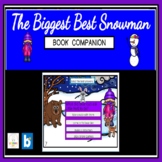 The Biggest Best Snowman BOOK COMPANION Boom Cards
