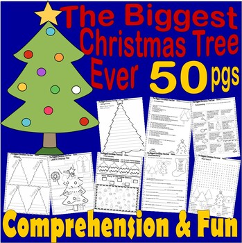 Preview of The Biggest Christmas Tree Ever Read Aloud Book Companion Reading Comprehension