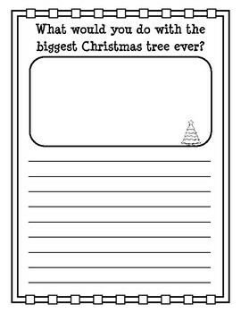 The Biggest Christmas Tree Ever Worksheets and Activities | TpT