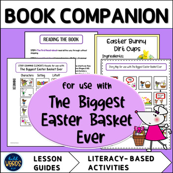 Preview of Easter Book Companion for Use with The Biggest Easter Basket Ever Speech Therapy