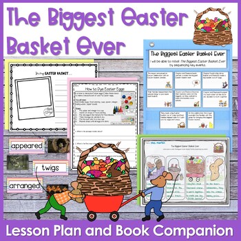 Preview of The Biggest Easter Basket Ever Lesson Plan and Book Companion