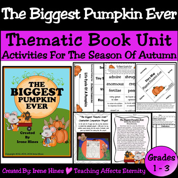 Preview of The Biggest Pumpkin Ever: 1st, 2nd, 3rd October, Halloween & Fall Reading Book