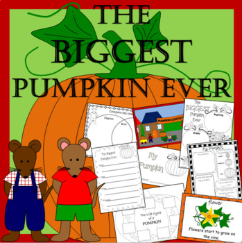 Preview of The Biggest Pumpkin Ever - Book Companion, Sequencing and Science