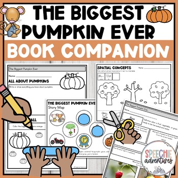 Preview of The Biggest Pumpkin Ever Printable Book Companion