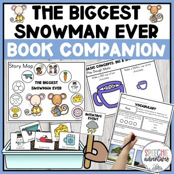 Preview of The Biggest Snowman Ever Printable Book Companion