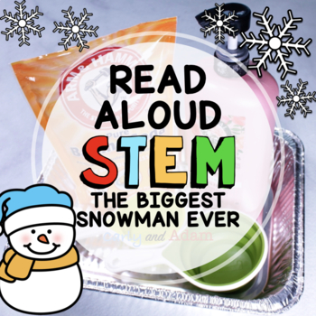 Preview of The Biggest Snowman Ever Fake Snow Maker Winter READ ALOUD STEM™ Activity